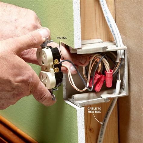 electrical wiring wire length into installation box|how to install electrical box.